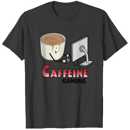 Coffee Caffeine Gaming T-shirt
