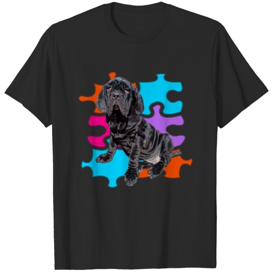 Discover Neopaletansky Mastiff on the colorful puzzles T-shirt