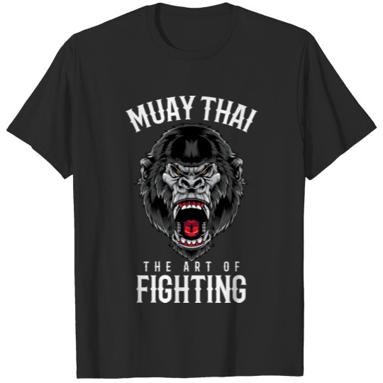 Discover Muay Thai Gorilla Thai Boxing and Kickboxing T-shirt