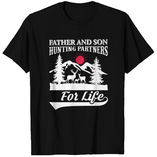 Father and Son Hunting Partners for Life T-shirt