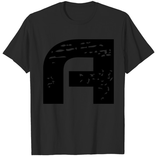 Discover Initial A, distorted A, T-shirt