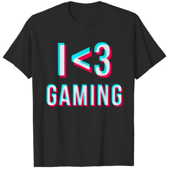 Discover I love gaming - I heart gaming T-shirt