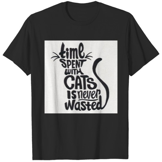Discover Time With Cats Is Never Wasted T-shirt