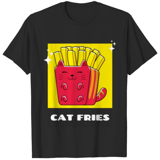 Discover cat fries T-shirt