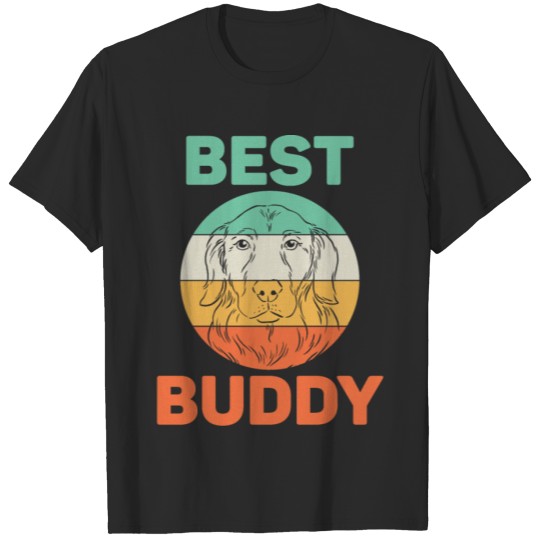 Discover Golden Retriever Best Buddy T-shirt