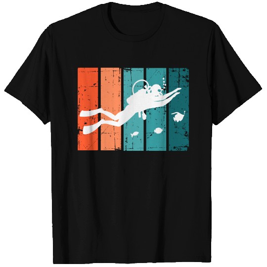 Divers Scubadiving Ocean Sea Life T-shirt