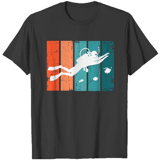 Divers Scubadiving Ocean Sea Life T-shirt