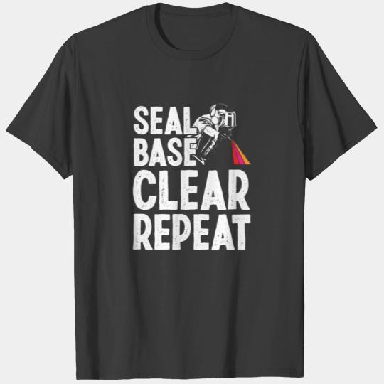 Seal Base Clear Repeat Car Painting Automotive T-shirt