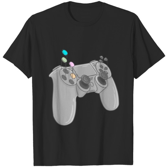 Discover Gamepad video game controller gaming gift T-shirt