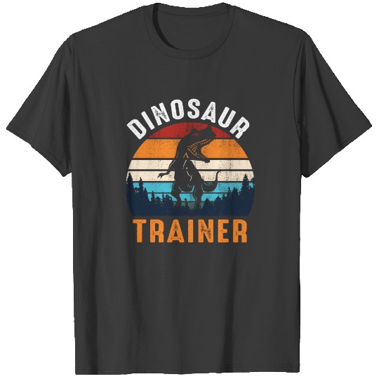 Dinosaur trainer funny dinosaur gifts for kids T-shirt