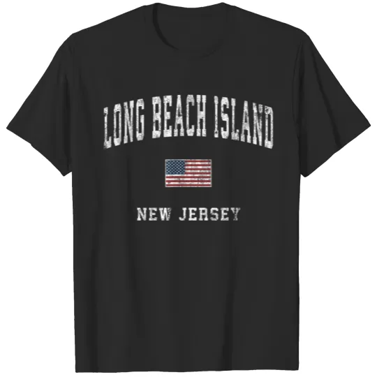 Long Beach Island New Jersey NJ Vintage American T-shirt