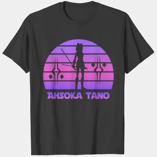 Ahsoka tano - Synthwave T-shirt