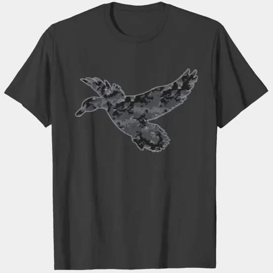 Dark Camouflage Duck Dark Camo Duck Hunting 1060 T-shirt