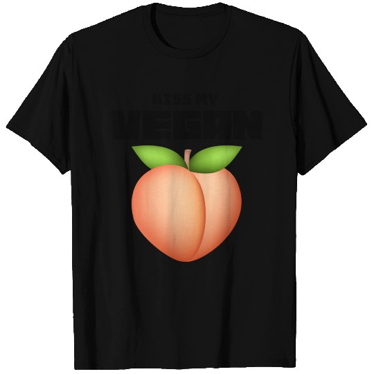 Kiss My Vegan Peach T-shirt
