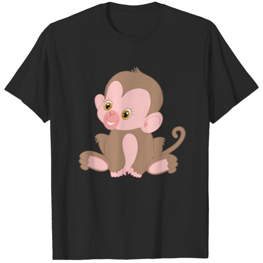 Discover My Pink Baby Monkey T-shirt