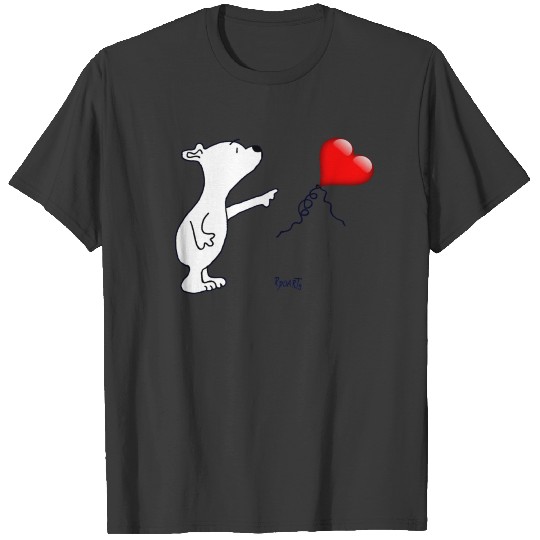 Beautiful red balloon T-shirt