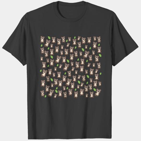 Animal Pun Cute Koala Pattern, Koala Lovers Gift T-shirt