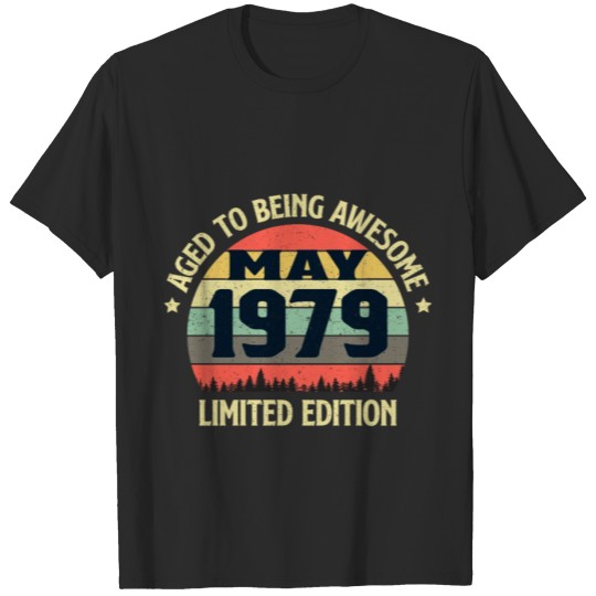 Discover Beautiful Vintage Awesome since May 1979 T-shirt