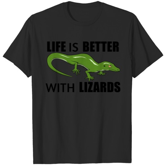 Lizard Love Cute Reptile Life Saying T-shirt