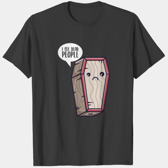 I See Dead People Mortician Embalmer Pastel Goth T-shirt