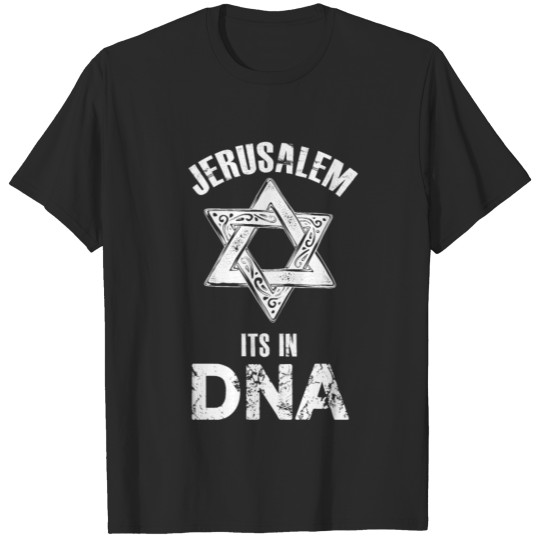 Jerusalem DNA Judaism Jewish Star Jew T-shirt