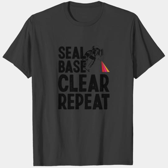 Seal Base Clear Repeat Car Painting Automotive T-shirt