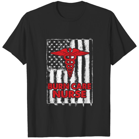 Discover AMERICAN BURN CARE NURSE T-shirt