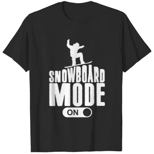 Discover Cool Youth Snowboarder Snowboard Mode On Boys Girl T-shirt