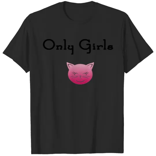 Discover ONLY GIRLS LOVE CATS, only girls love cats , love T-shirt