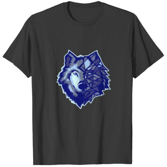 Mountain Wolf Gift Geometric WolvesGift Tee T-shirt