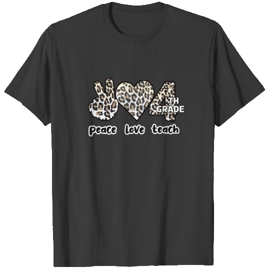 4th Grade Teacher Women 4th Team Fourth Grade Crew T-shirt