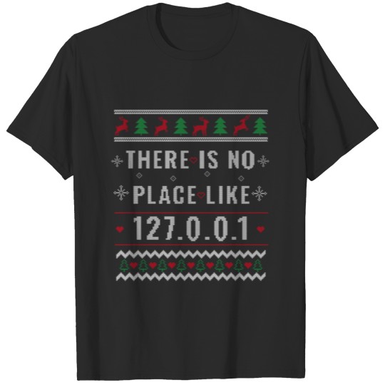 Funny Ugly Christmas Programmer Xmas birthday chri T-shirt