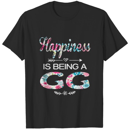 Discover Happiness Is Being A Gg Cute Womens Grandmas birth T-shirt