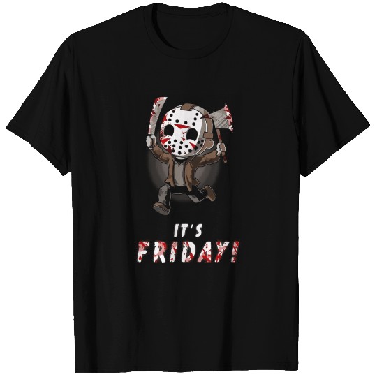 It S Friday 13Th Funny Halloween Horror Graphic T T-shirt