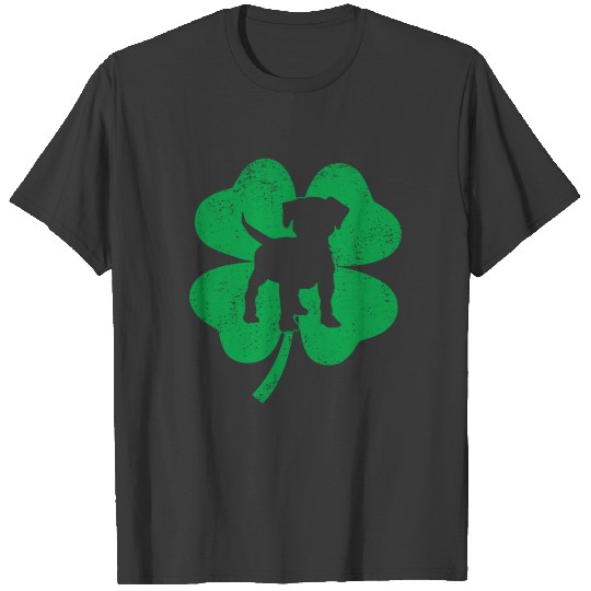Irish Shamrock Lucky Jack Russell Terrier St Patr T-shirt