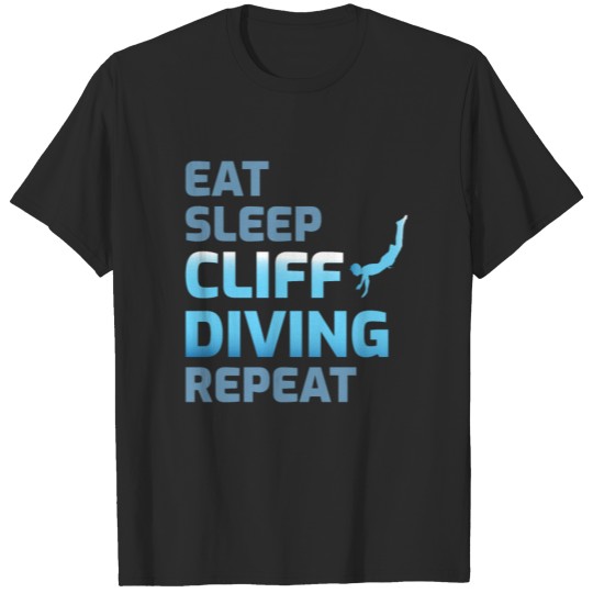Discover Cliff Diving Diver Base Jumping Extreme Sports T-shirt