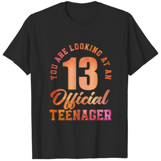 Discover 13th Birthday Girl Official Teen T-shirt