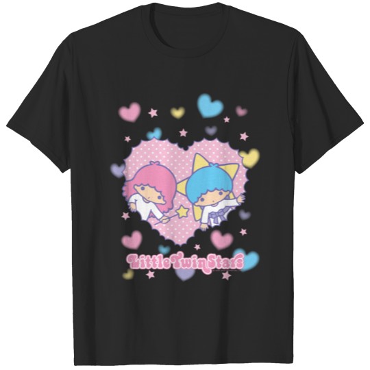 Little Twin Stars Retro Logo Hearts birthday chris T-shirt