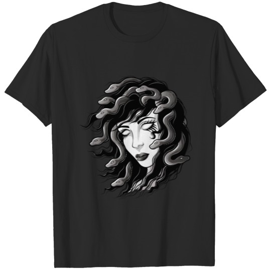 Discover Medusa Gorgon Greek Mythology Medusa birthday chri T-shirt