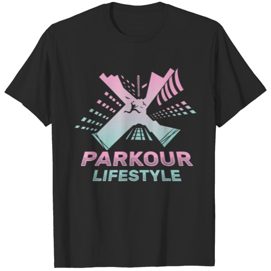 Discover Parkour Lifestyle Jumping Parkour T T-shirt
