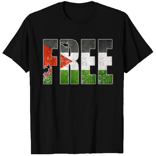 Free Palestine Flag T-shirt