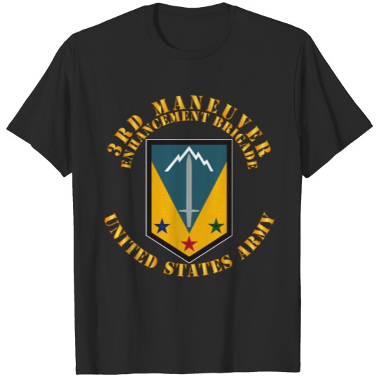 Discover Army 3rd Maneuver Enhancement Bde SSI US Army T-shirt