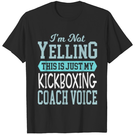 Discover Cool Funny Kickboxing Coack Teacher Instructor T-shirt