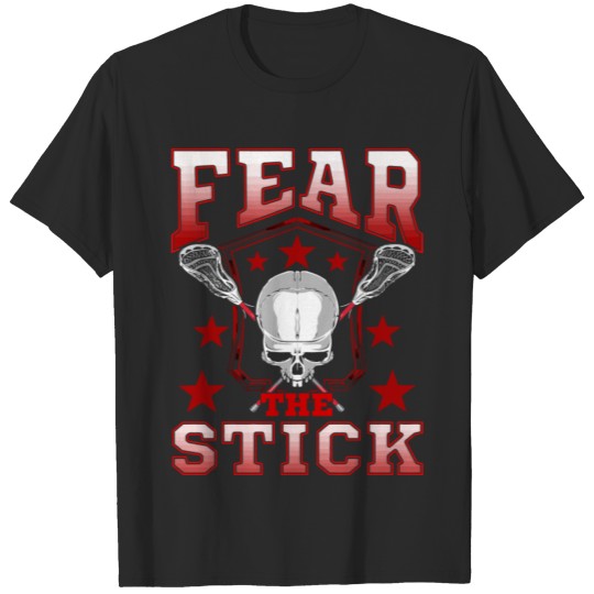 Discover Lacrosse Lax Fearless Cool Gifts Gear Gift Tee T-shirt