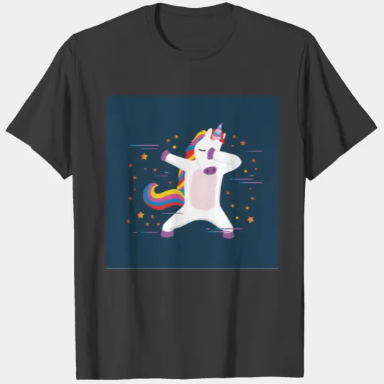 Unicorn Print - Fantasy Unicorn Lover Pattern Gift T-shirt