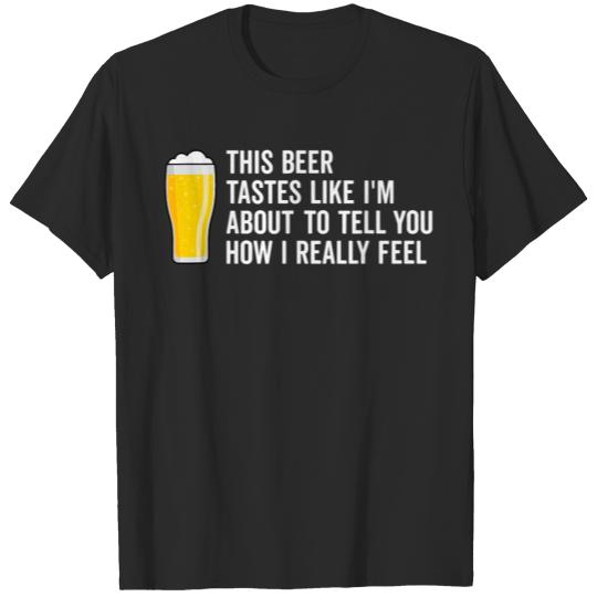 Discover Funny Drinking Saying Dad Joke Beer Lover Cool T-shirt
