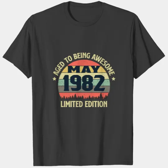 Discover Beautiful Vintage Awesome since May 1982 T-shirt