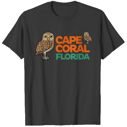 Cape Coral Florida Burrowing Owls Birdorable png T-shirt