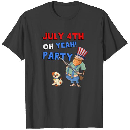 Funny July 4th Country Redneck Party Independence T-shirt
