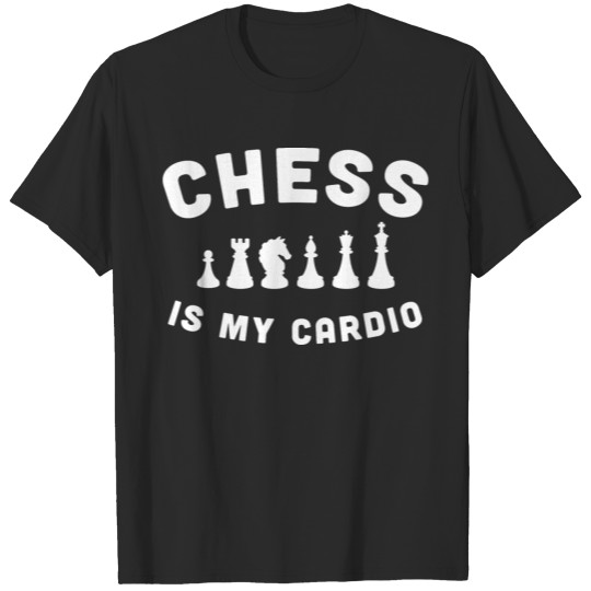 Discover Chess is my cardio funny - chess player gift T-shirt